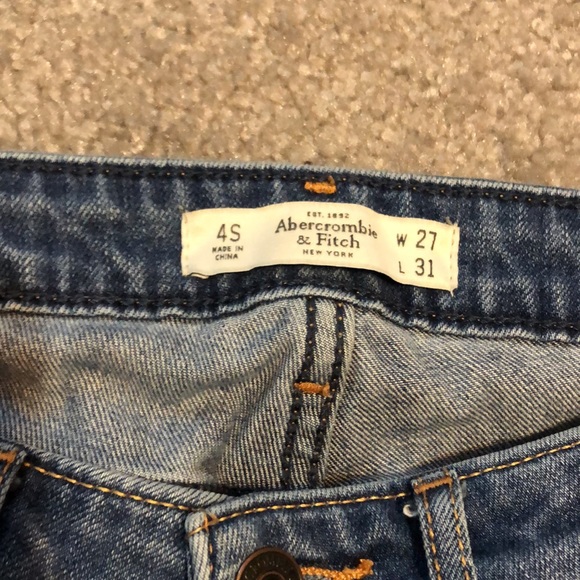 Abercrombie & Fitch Distressed Skinny Jeans - Picture 2 of 12